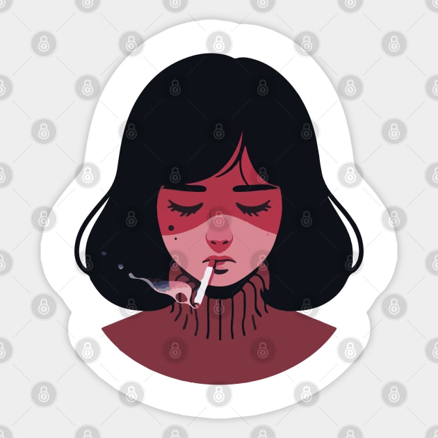 Sad Girl Sticker by Green Dreads